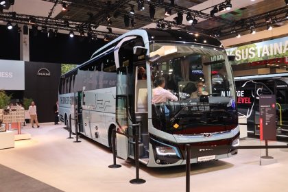 MAN battery electric Lion's Coach 14 E at Busworld