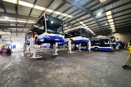 McGill's Bus Group takes delivery of axle stands and vehicle lifts from Stertil-Koni