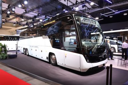 Scania Caetano eLevante battery electric coach