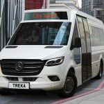 Treka CitySprint low-floor minibus on Mercedes-Benz Sprinter base vehicle