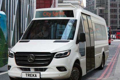 Treka CitySprint low-floor minibus on Mercedes-Benz Sprinter base vehicle