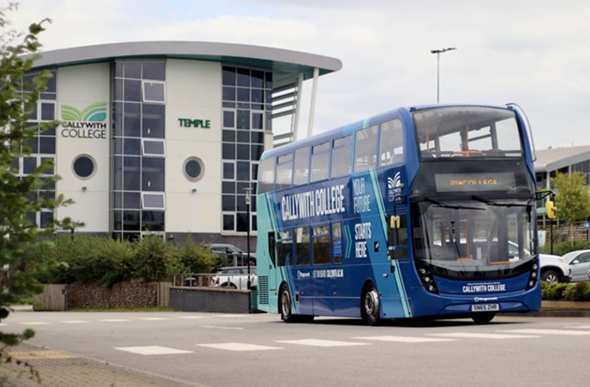 Stagecoach West delivering Callywith College home to college bus transport network