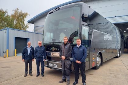 Van Hool T17 Astron in team specification layout for Eavesway Travel