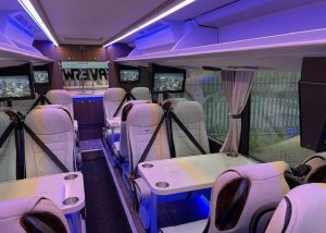 Van Hool T17 Astron in team specification layout for Eavesway Travel