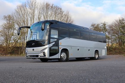 Higer V Series coaches make debut under Harris Bus and Coach UK