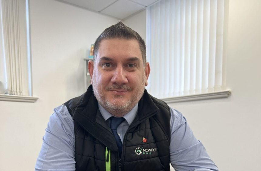 Newport Transport Managing Director Morgan Stevens