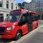 EVM eCityline battery electric minibus with Falmouth operator OTS