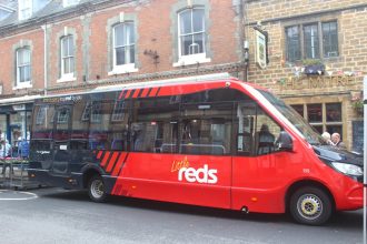 Salisbury Reds Little Reds Mellor Strata minibus