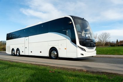 Yutong GT14 diesel tri axle coach supplied by Pelican Bus and Coach