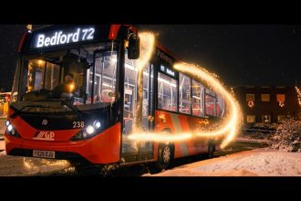 Grant Palmer releases Christmas 2025 video to promote bus travel