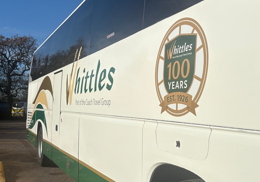Whittles Coaches completes first vehicle in centenary livery