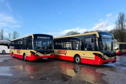 Andrew's of Tideswell Alexander Dennis Enviro200 bus pair