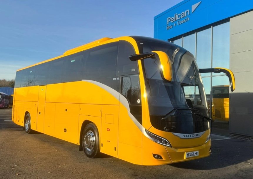 Yutong GT12 coach for Ellie Rose Travel of Hull