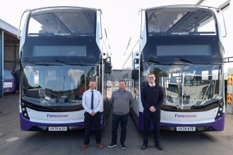 Alexander Dennis Enviro400 pair for Faresaver Buses of Chippenham