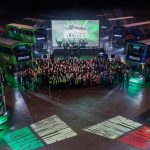 Go North East electric buses make debut at Utilita Arena