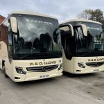 Mercedes-Benz Tourismo coach pair for P&O Lloyd