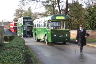 Strong bus industry send-off as respects paid to Alan Whittington