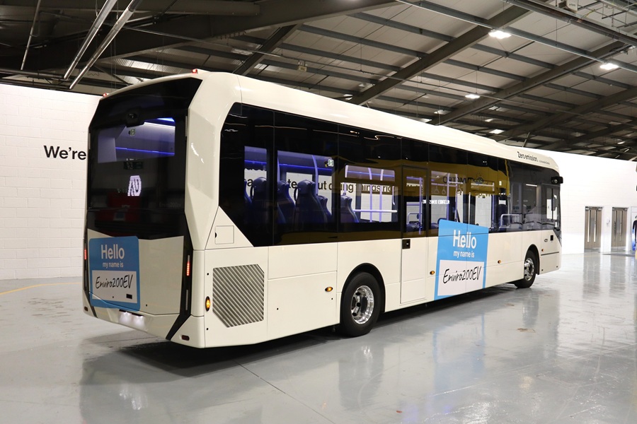 Alexander Dennis Enviro200EV next generation battery electric bus