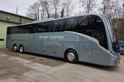 Yutong GT14 for Brent Thomas Coaches of Tonypandy