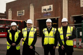 Electrification of First Bus depot in Great Yarmouth begins