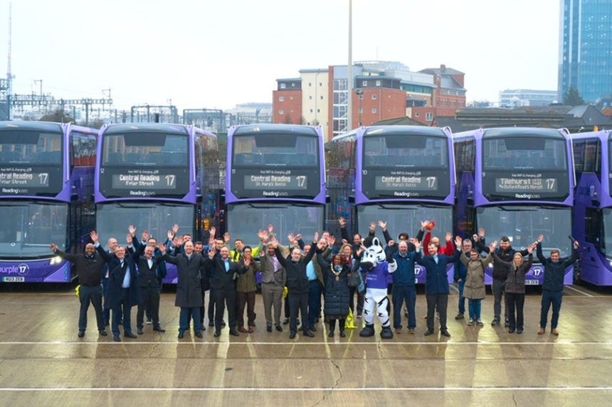 Reading Buses places Alexander Dennis Enviro400EV fleet into service