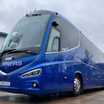 New Scania Irizar i8 arrives at Turners Coachways for sports team contract