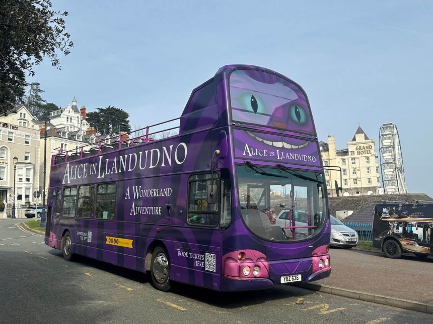 Alpine Travel offers 'Alice in Llandudno' open-top bus tour