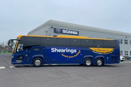 Johnston Coaches of Stoke adds a Scania Touring to its fleet