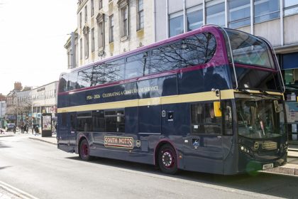 NCT marks South Notts centenary with retro double-deck livery