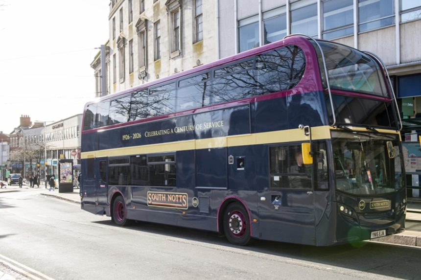NCT marks South Notts centenary with retro double-deck livery