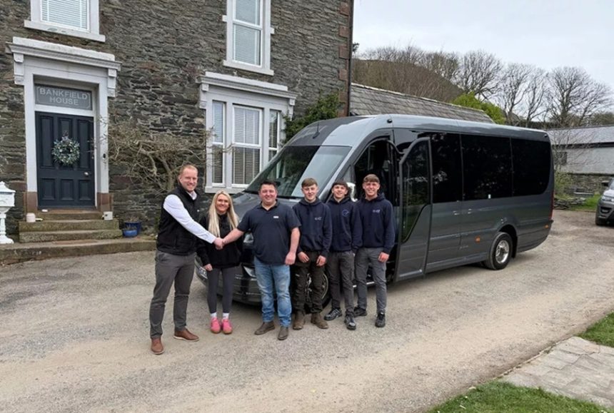 Ricky’s Travel of Millom has welcomed a Mercedes-Benz Sprinter with an X-Clusive minicoach conversion to its fleet, supplied by EVM UK