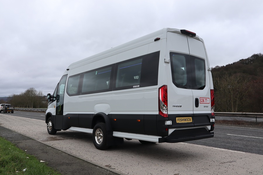 Iveco Daily minicoach supplied by David Fishwick