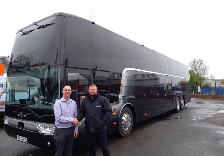 Coach Options adds a second Van Hool TDX21 Altano interdeck