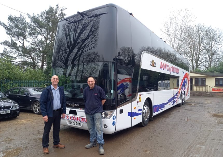 Don's of Dunmow welcomes a Van Hool TDX27 Astromega arrival
