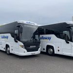 Galloway Coach Travel welcomes a Scania Touring tri-axle pair