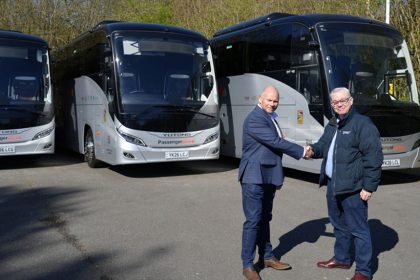 Three more Yutong GT12 coaches join the Passenger Plus fleet