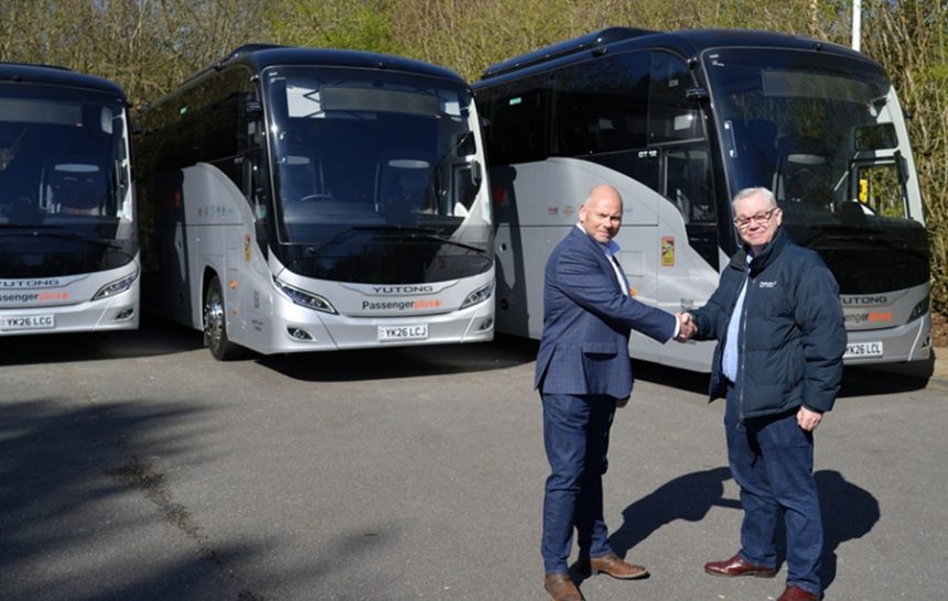 Three more Yutong GT12 coaches join the Passenger Plus fleet