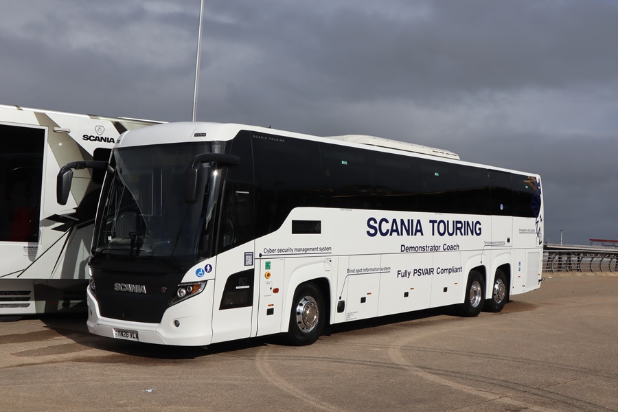Scania debuts PSVAIR compliance package for coach products