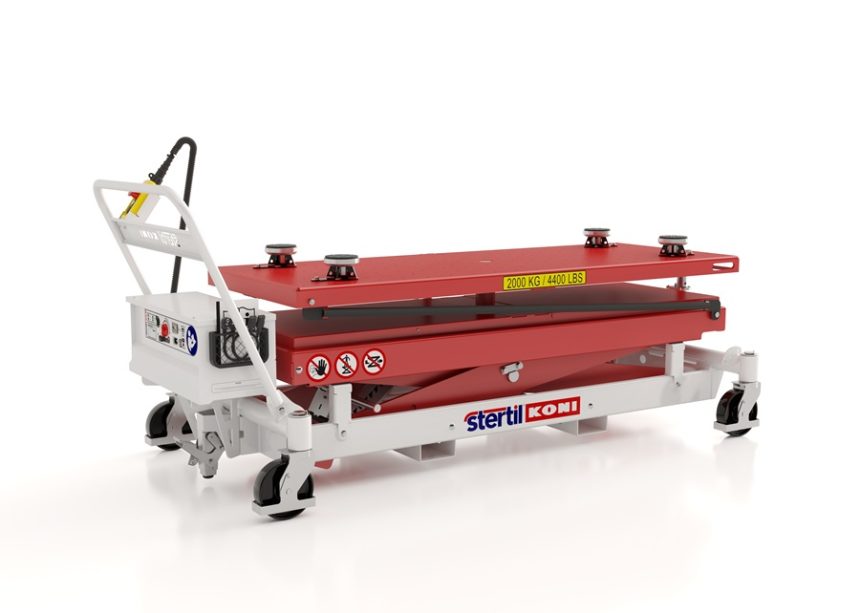 Stertil-Koni debuts 2,000kg lifting table for vehicle workshops