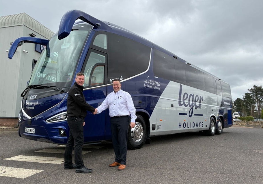 Delta Coaches adds a Leger Luxuria-specification Scania Irizar i8