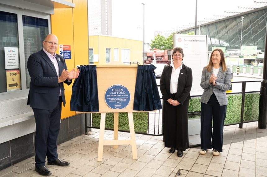 WiBC honours London's first female bus mechanic Helen Clifford