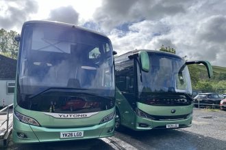 Mainline Coaches has added a pair of Yutong vehicles to its fleet in the form of a GT12 full-size model and a latest-generation TC9 midi.