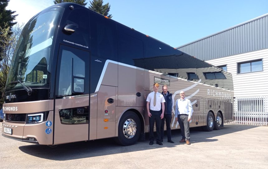 Second Van Hool T16 Astron joins Richmonds Coaches fleet