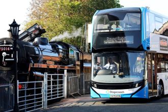 Stagecoach electric bus joins South Devon multi-modal excursion