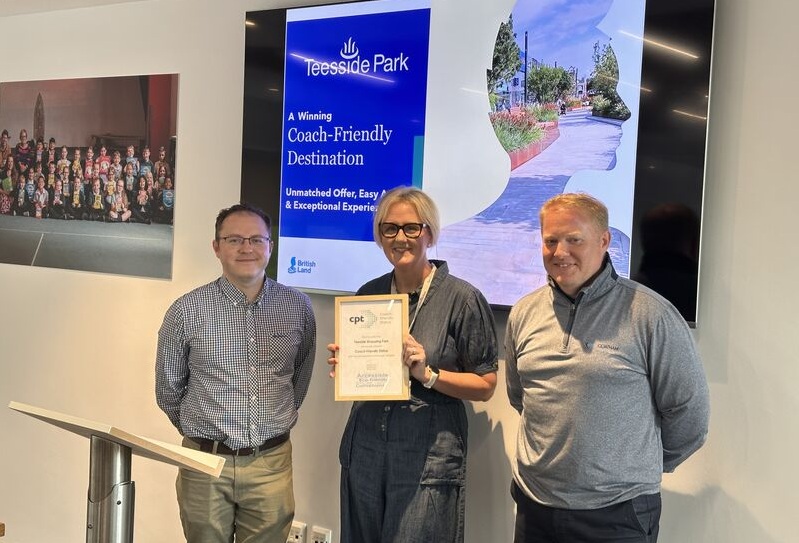 Teesside Park is latest destination to gain Coach Friendly status