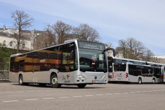 Bus Vannin looks to the future while celebrating what went before