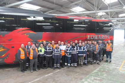 Edwards Coaches gains platinum award on MPRS (1)