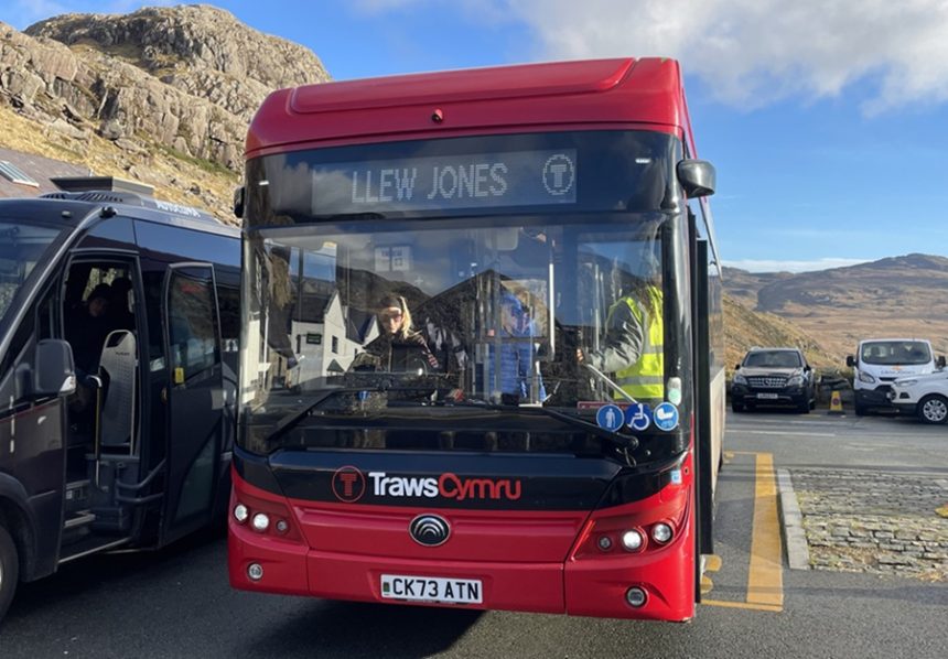 Llew Jones stars in National Grid advert with battery-electric buses