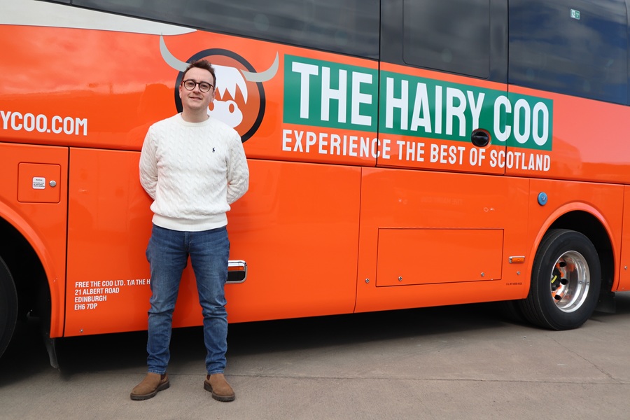 Orange blossom in full flower for Edinburgh operator The Hairy Coo