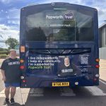 Whippet donates bus rear advertising space to Papworth Trust